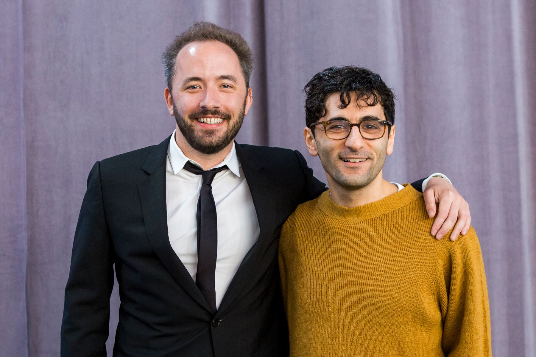 Drew Houston and Arash Ferdowsi in 2017