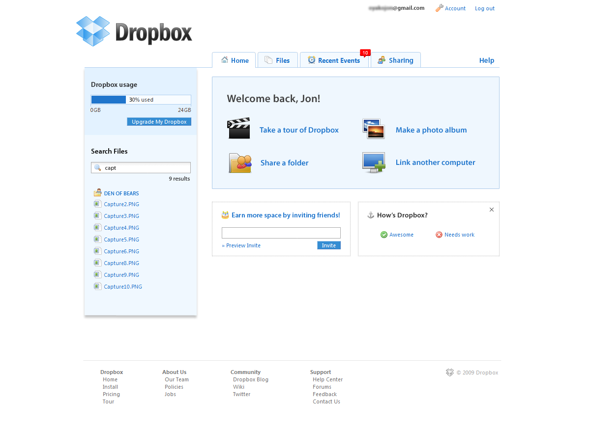 Dropbox home created for connection pdf download