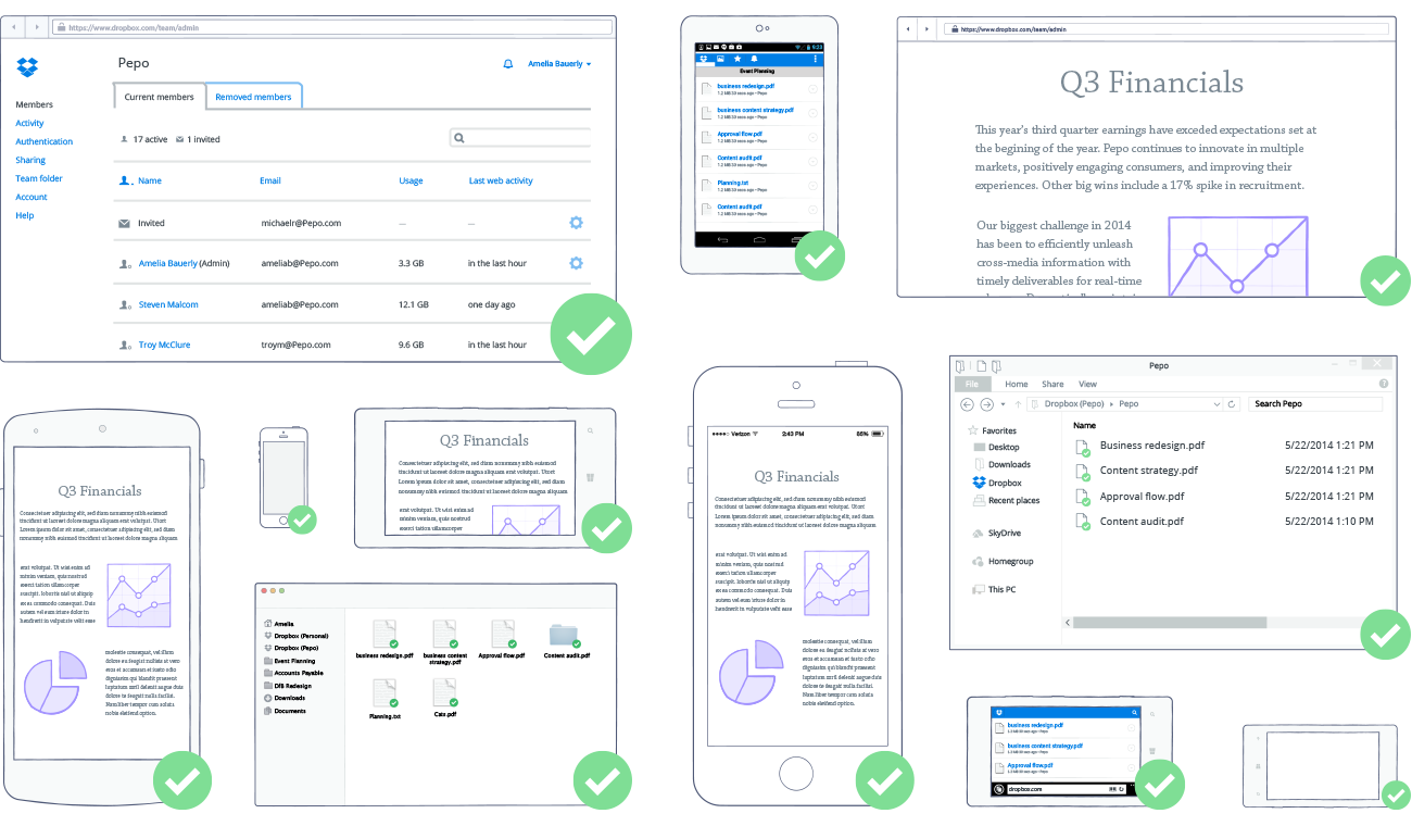 File sync and share