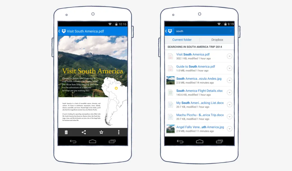 Dropbox for Android: Introducing doc previews and smarter search 2@2x