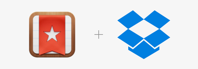 Wunderlist and Dropbox