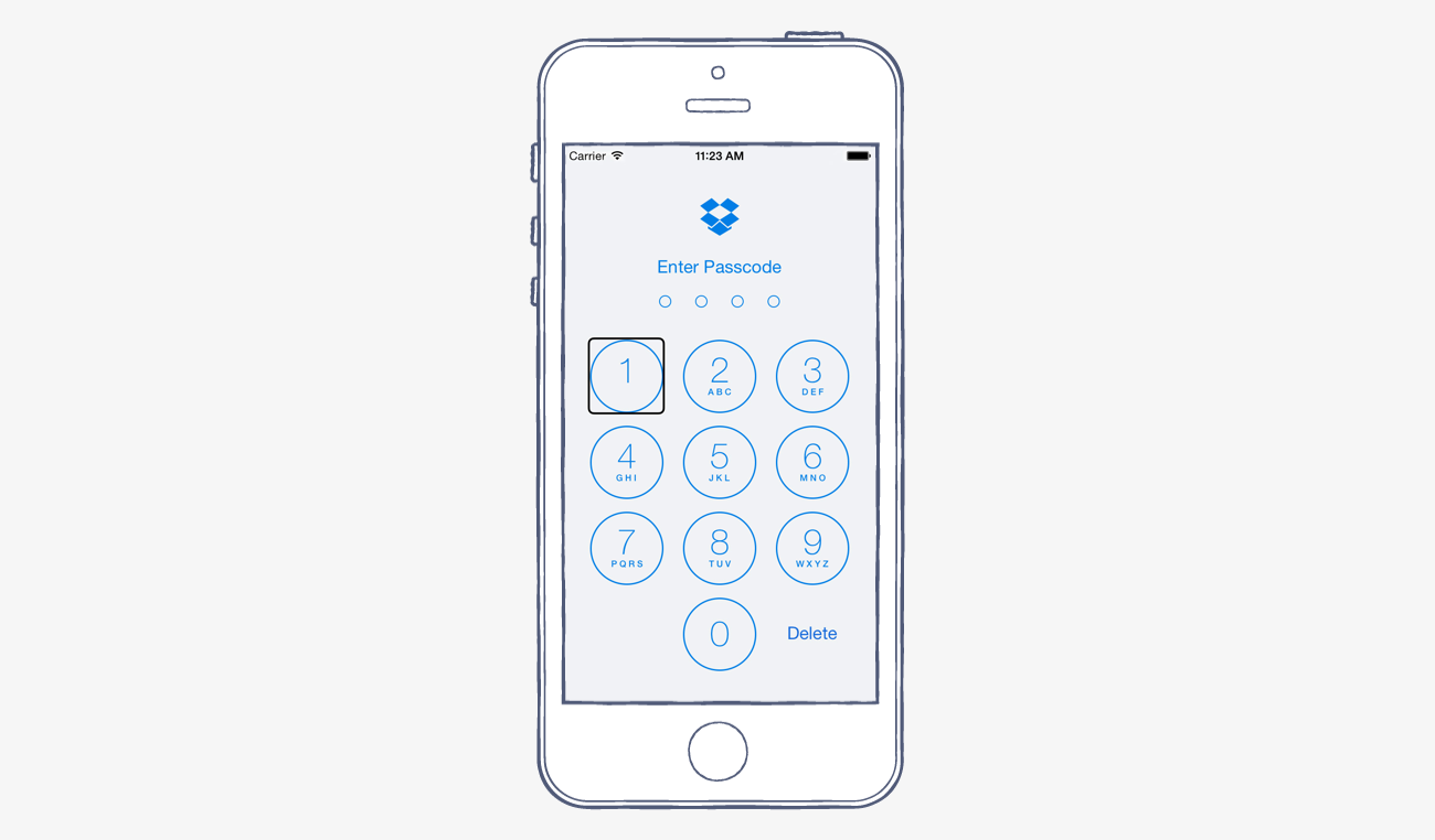 Dropbox for iOS accessibility