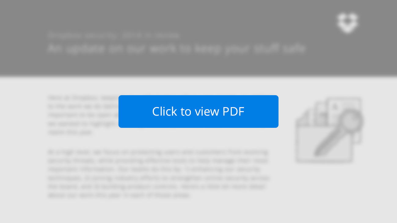 Dropbox security 2014