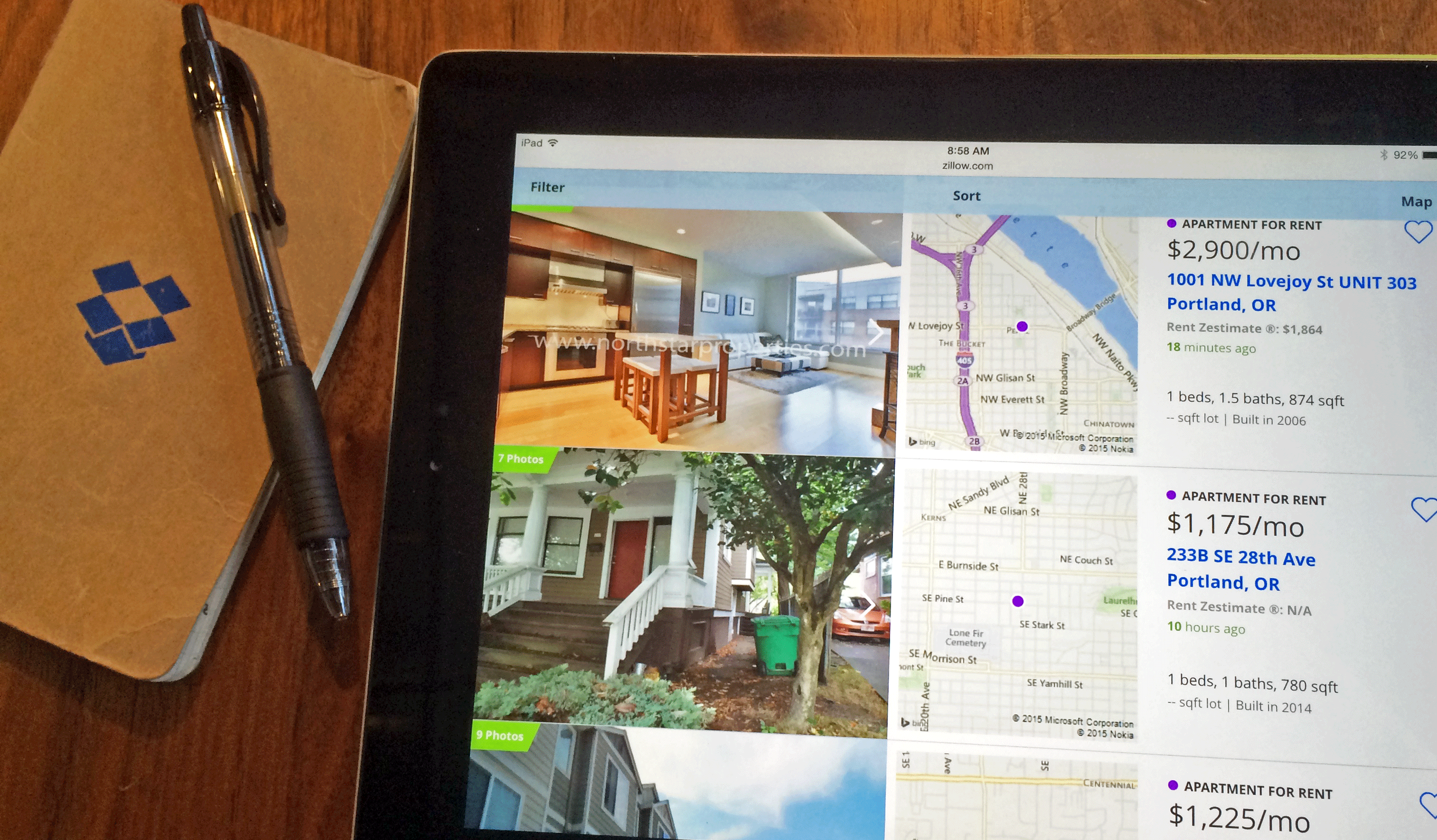 Apartment Hunting or House Hunting with Dropbox