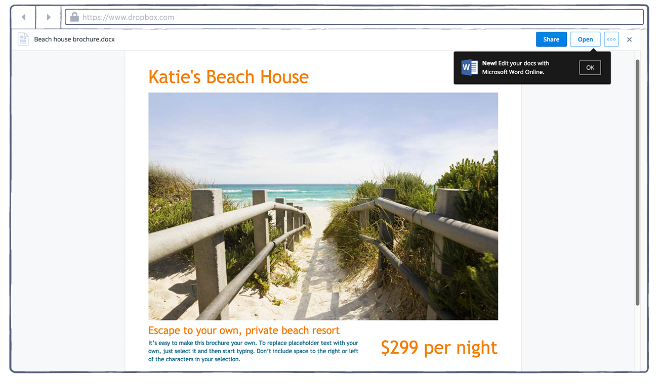 Edit Office files right from your browser with our new Office Online  integration | Dropbox Blog