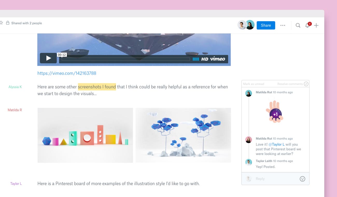 dropbox paper review 2019