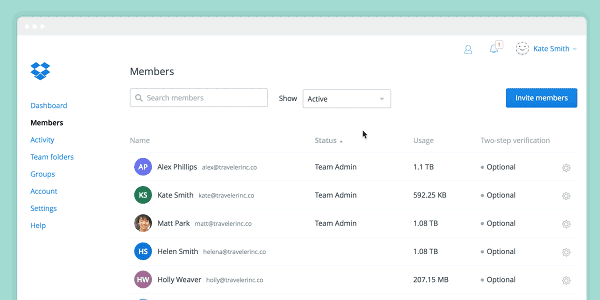 Our new controls let you transfer Paper docs to another team member.