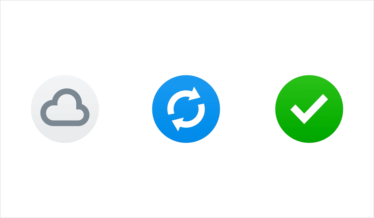 onedrive for business mac sync icons