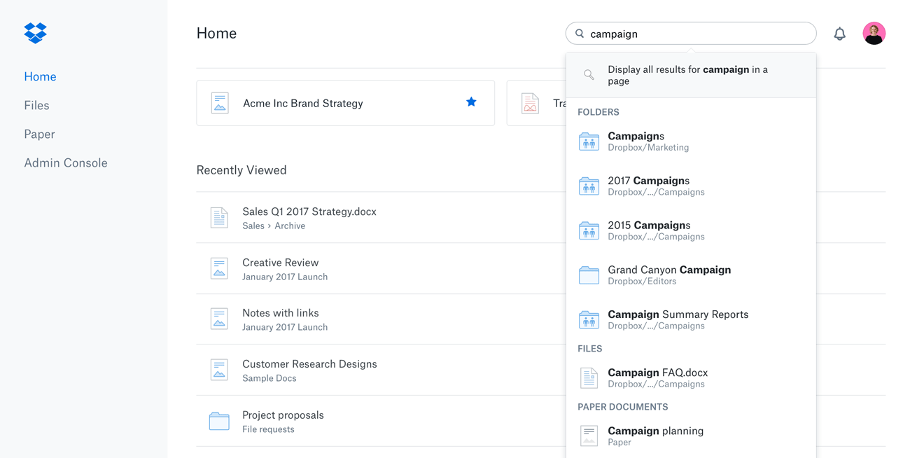 dropbox paper pricing