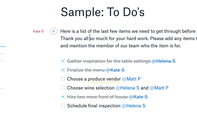 </p>
<p>How to collaborate on a document in Dropbox Paper “/><span style=