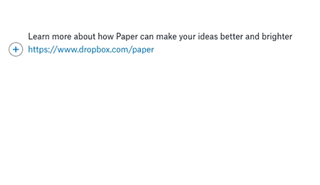 Pasting a link over text in Dropbox Paper