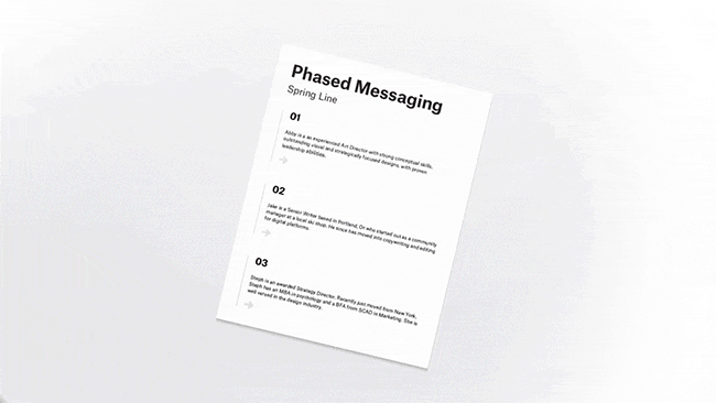 paper dropbox document alignment