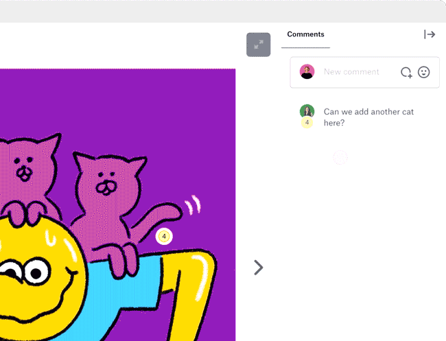 Animated screenshot of annotations in Dropbox Paper