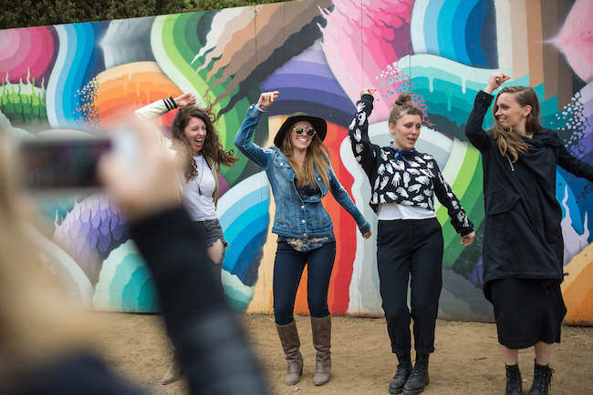 Photo of Amymarie Gaertner and Joseph at Outside Lands