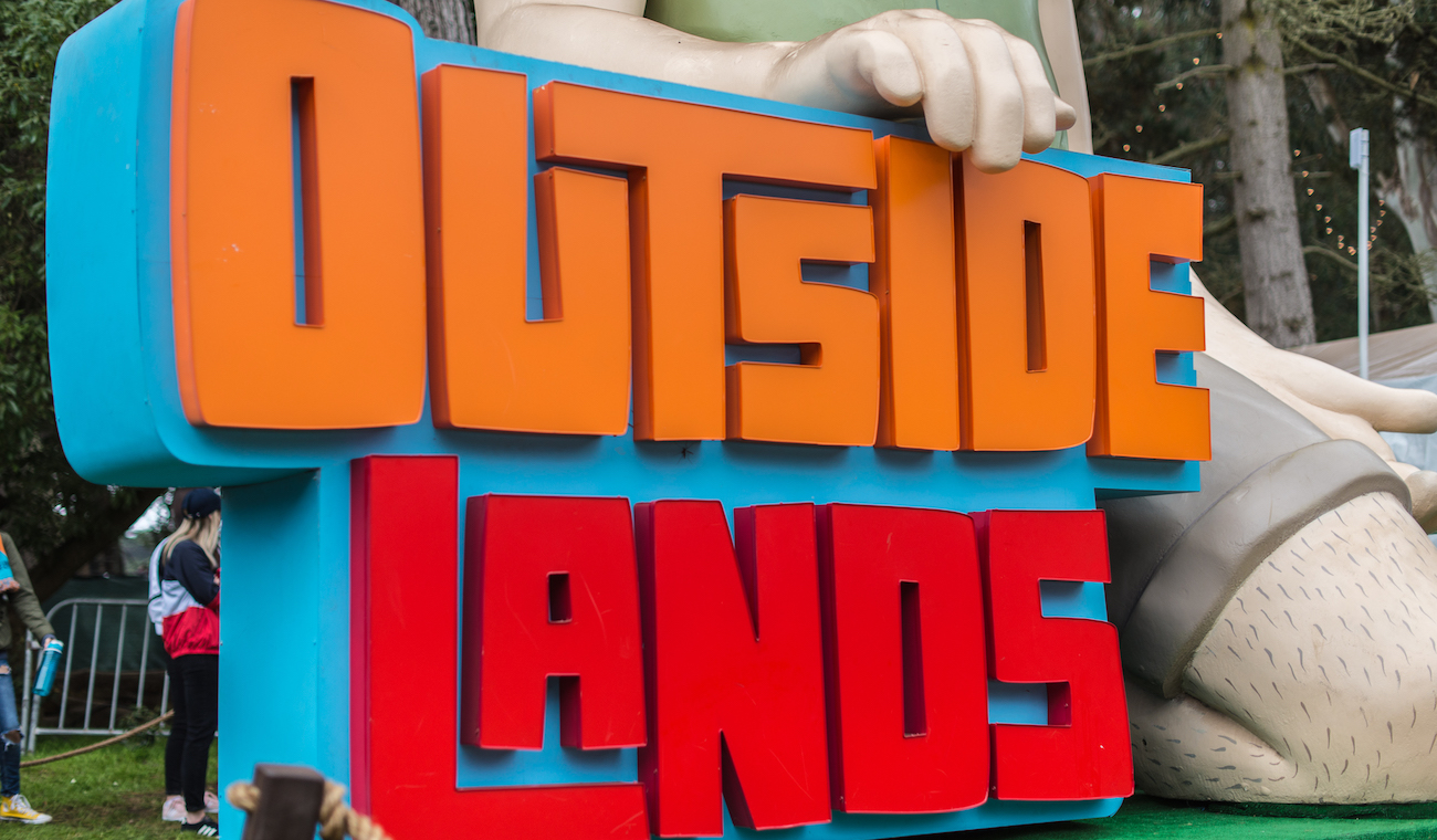 Photo of Outside Lands sign