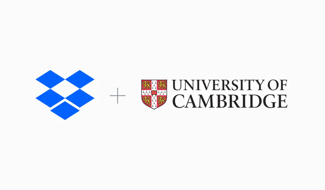 Dropbox and University of Cambridge logos