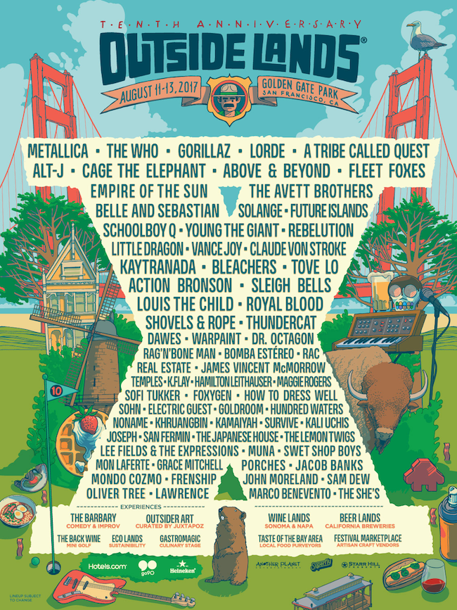 Outside Lands poster