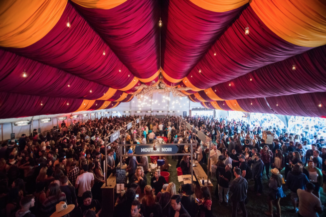 Outside Lands tent photo by Andrew Jorgensen