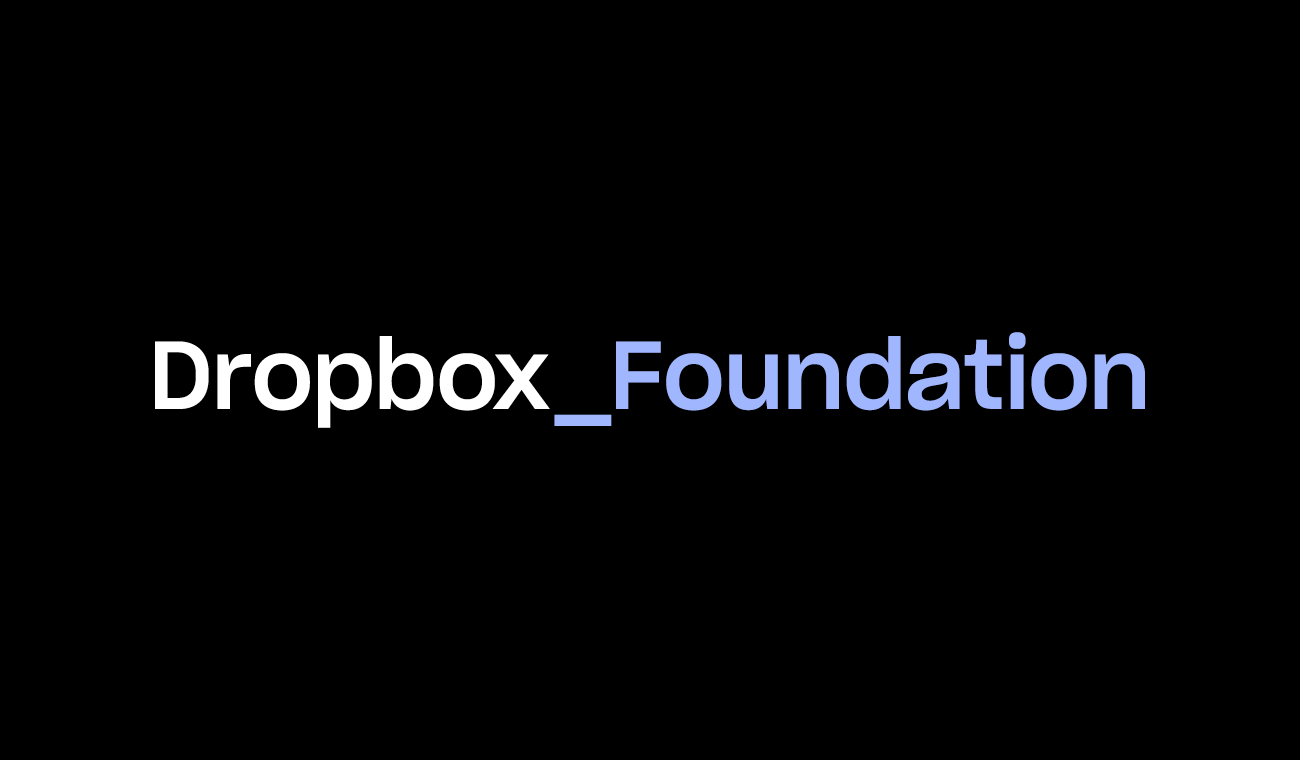 Dropbox Foundation logo