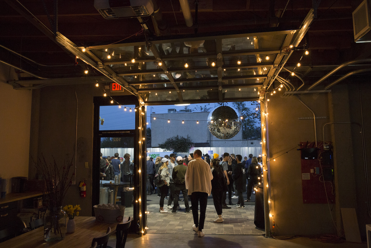 Photo of guests at the Future Classic x Dropbox Studio launch event