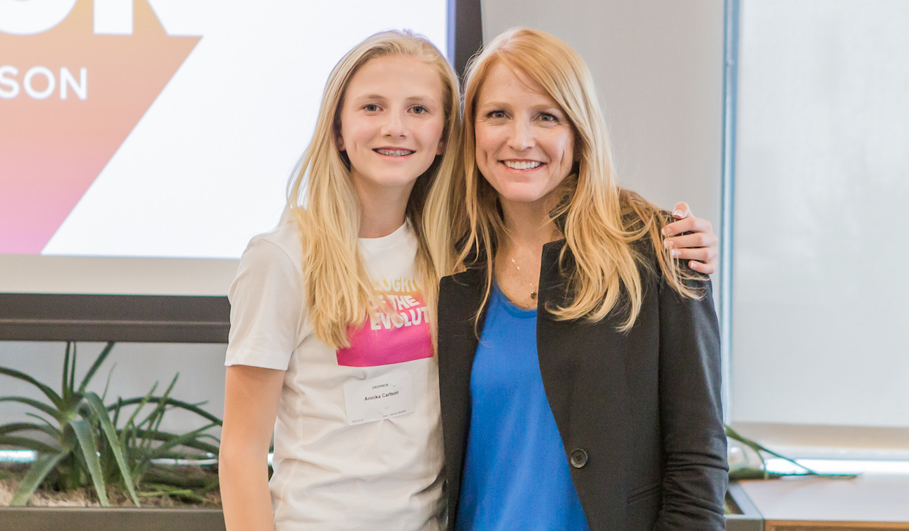 Photo of Heather Staples and her daughter