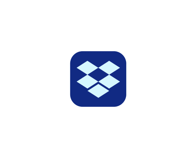 Animated screenshot of Dropbox mobile app showing sharing