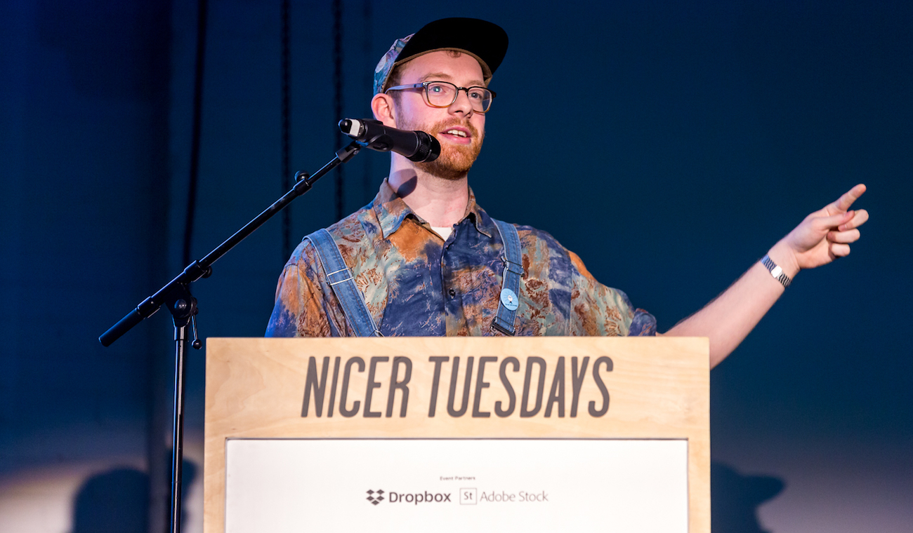 Photo of Alex Norris at Nicer Tuesdays