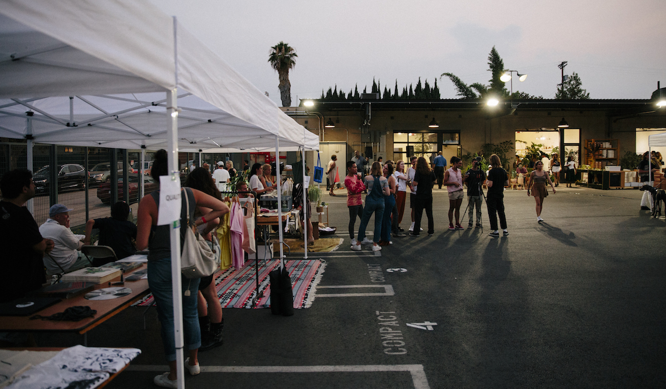 Evening crowd at Future Classic's Vinyl Fair