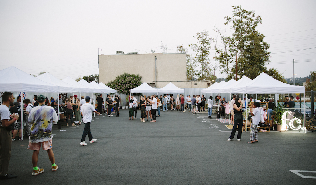 Daytime crowd at Future Classic's Vinyl Fair