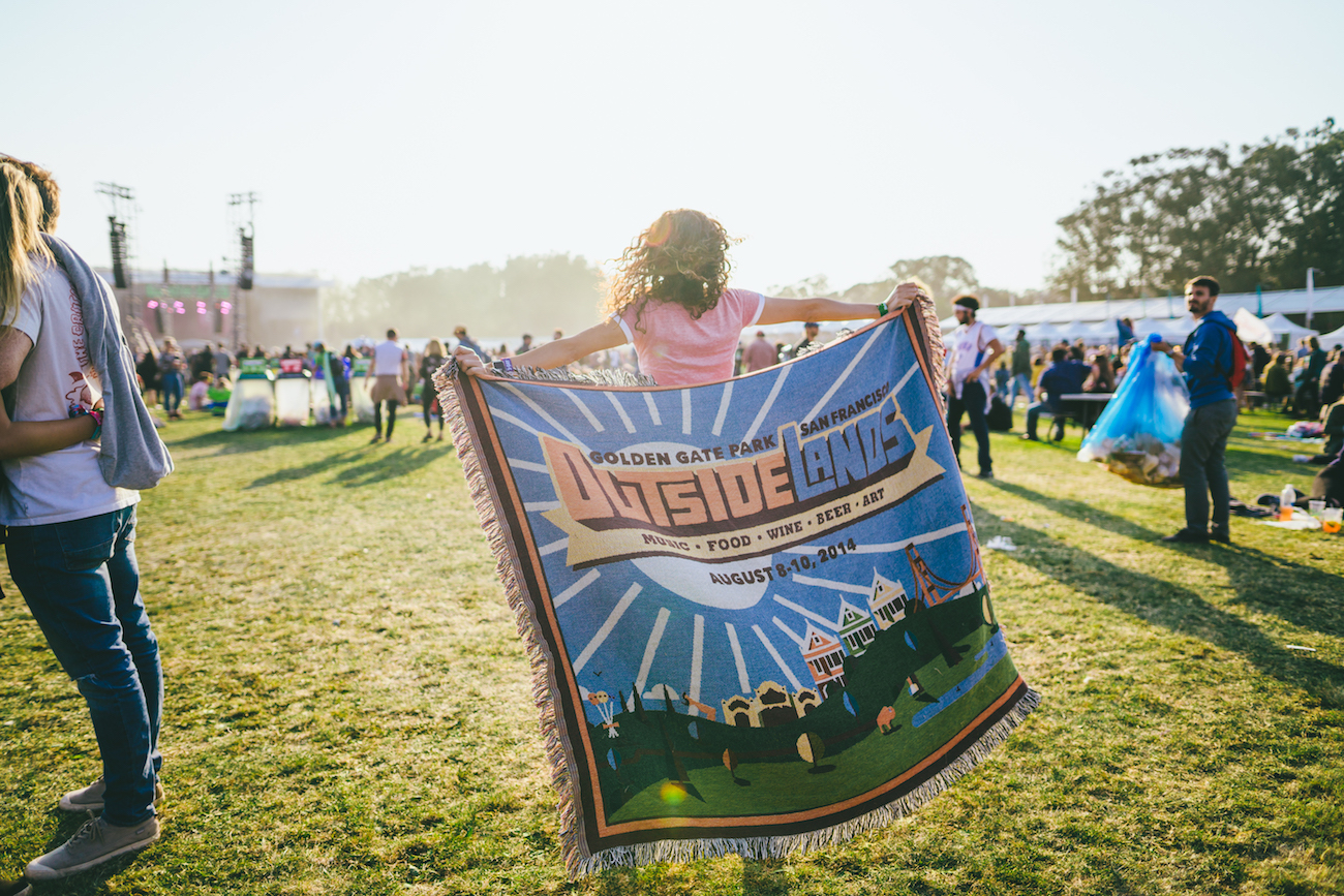 Photo of Outside Lands blanket by Jeremy Cohen