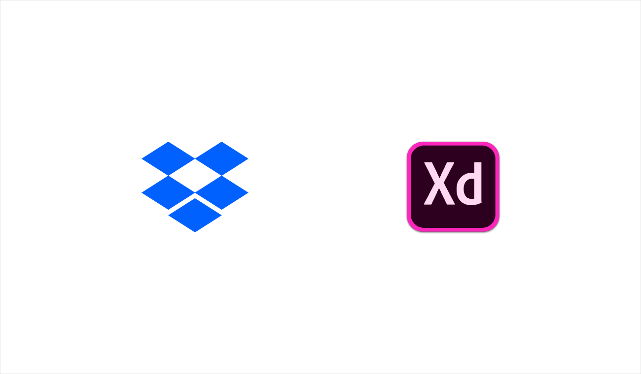 Dropbox and Adobe logos
