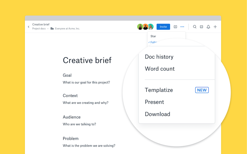 dropbox paper 2021