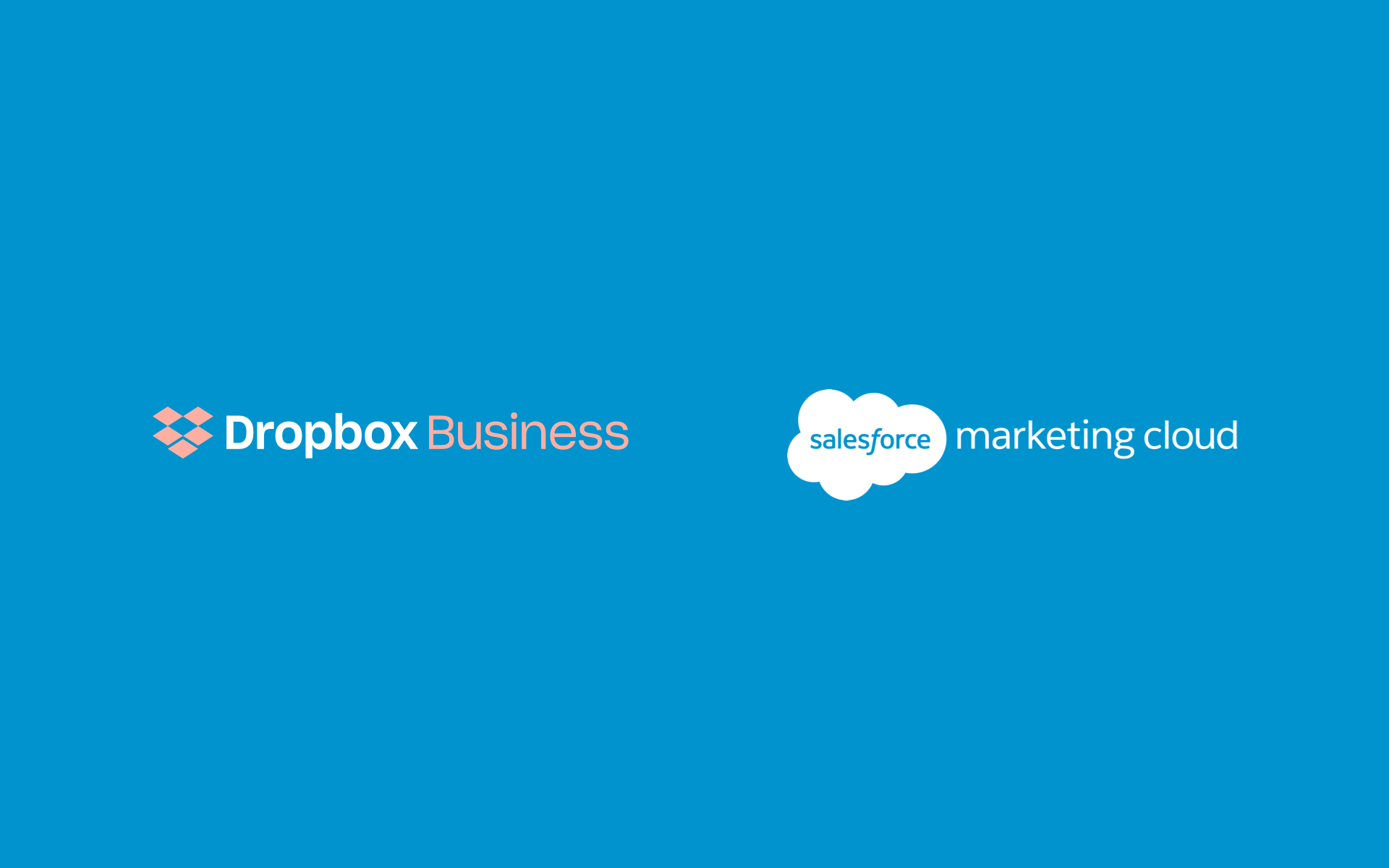 Dropbox and Salesforce logos