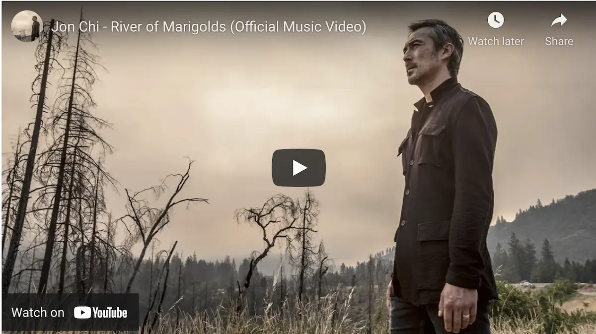 Image from Jon Chi's music video for Rivers of Marigold