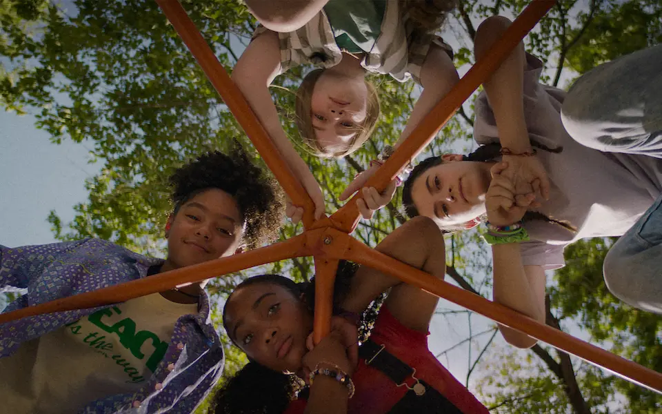 Lisa Barnet, Madalen Mills, Eden Grace Redfield and Sanai Victoria appear in Summering by James Ponsoldt, an official selection at the 2022 Sundance Film Festival. Courtesy of Sundance Institute.