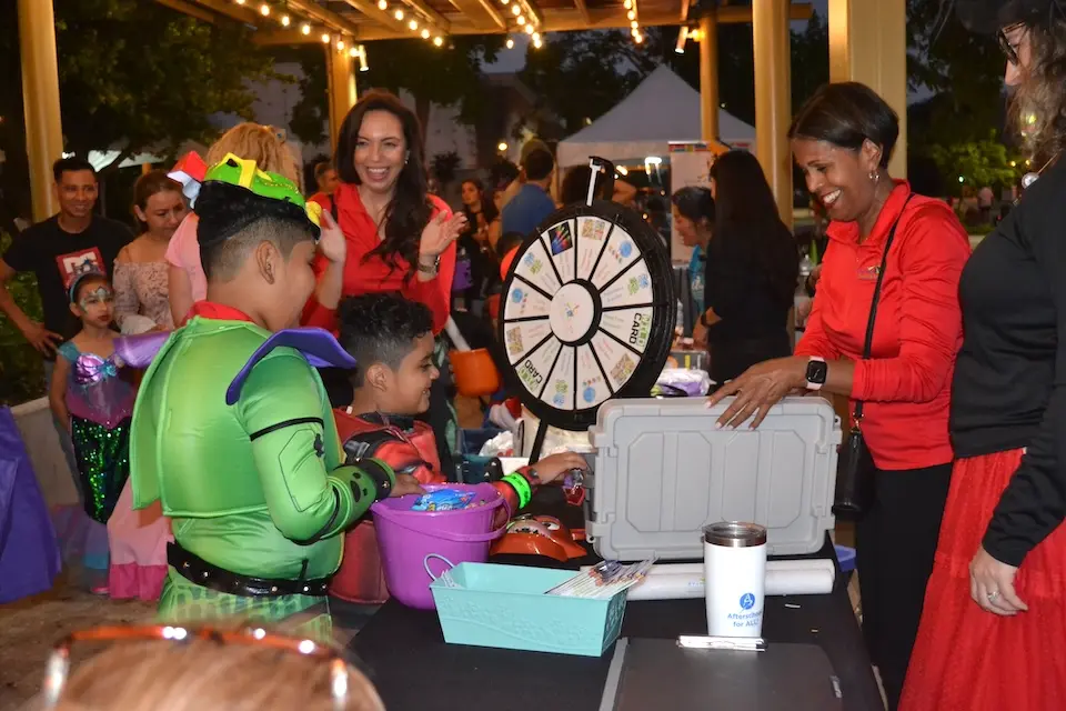 Photo of youth at an event organized by Prime Time Palm Beach County