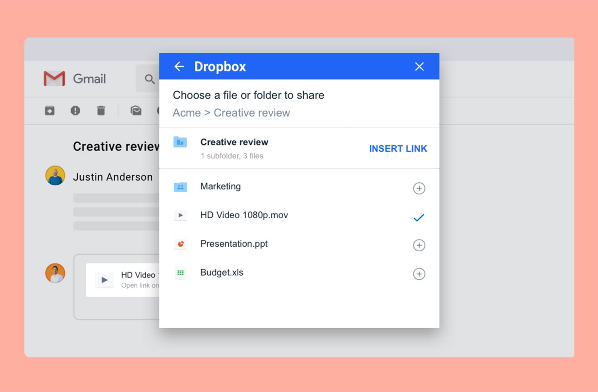 dropbox gmail login