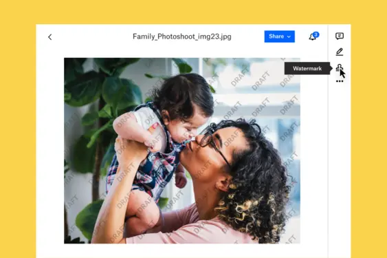 Make your mark and protect your IP with Dropbox digital watermarks