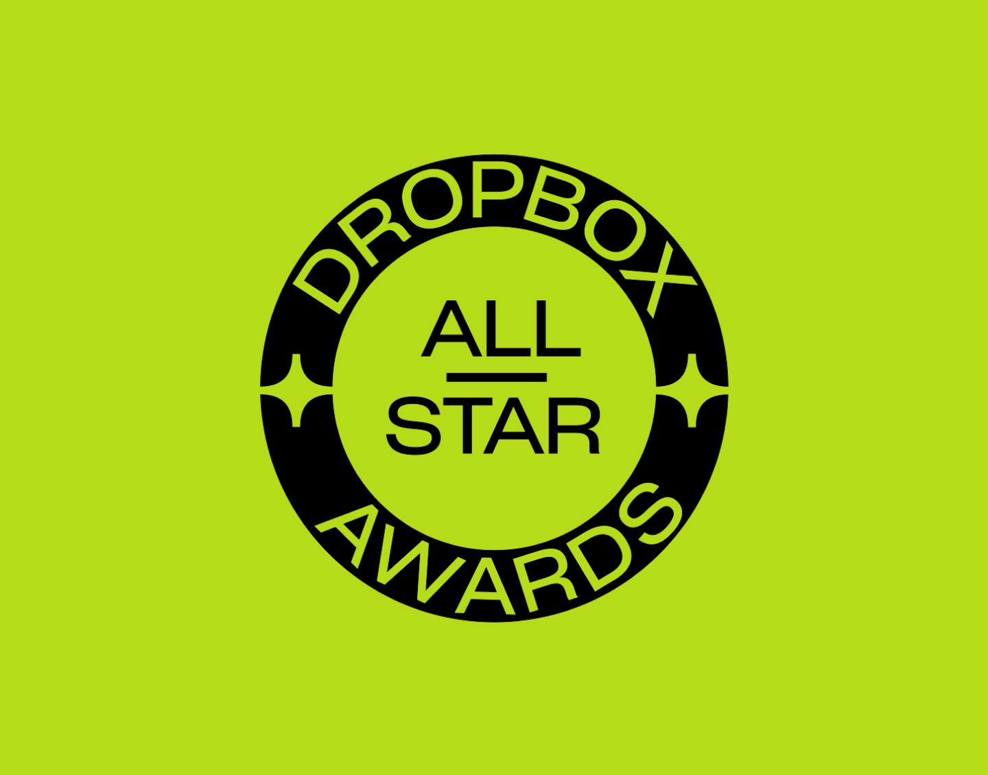 Dropbox All-Star customer awards logo