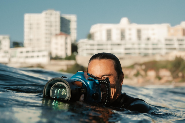 En passion for strandfotografering integreret i et livsstilsbrand