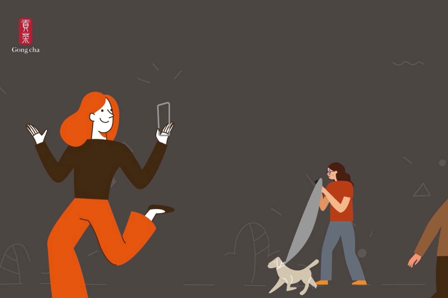 Illustration montrant des personnes qui utilisent un programme d'apprentissage à distance sur des téléphones mobiles