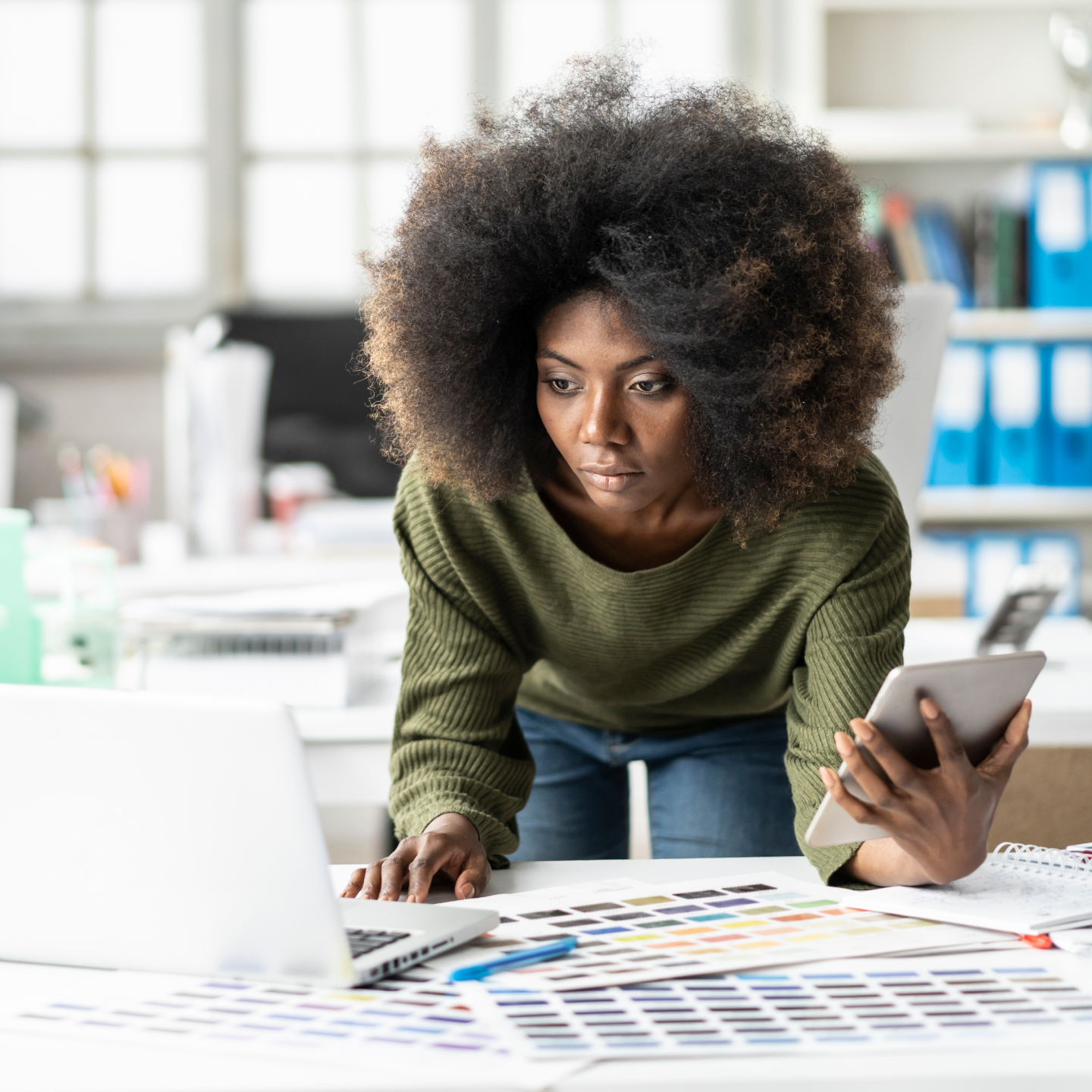 Person planning how to protect their files from a cyber attack.