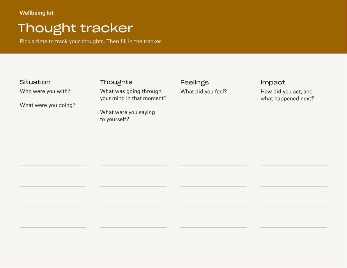 Table with questions and answers