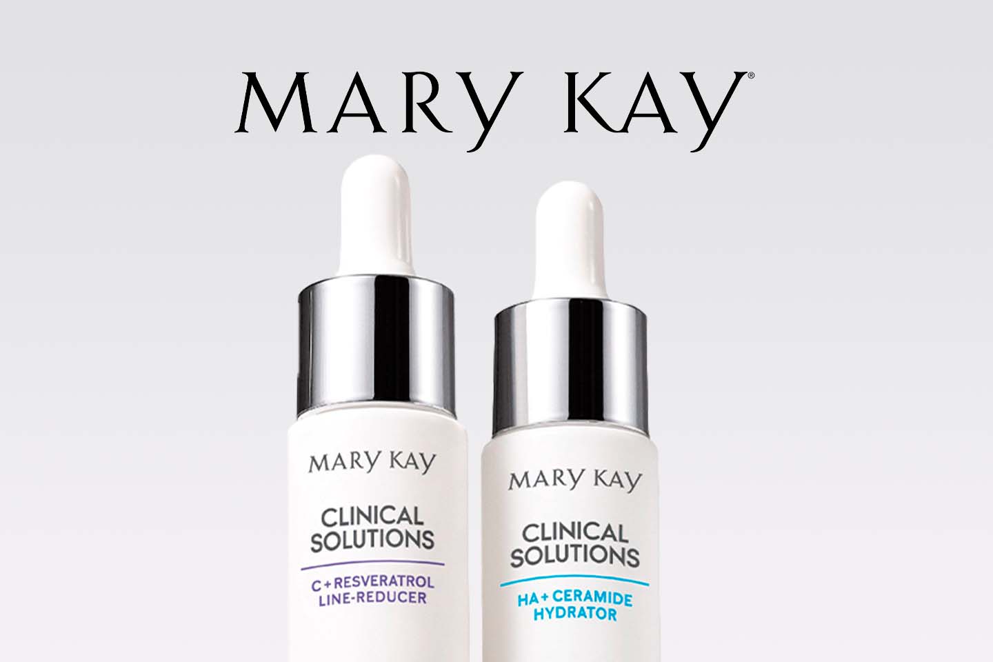 2개의 Mary Kay 스킨케어 제품 