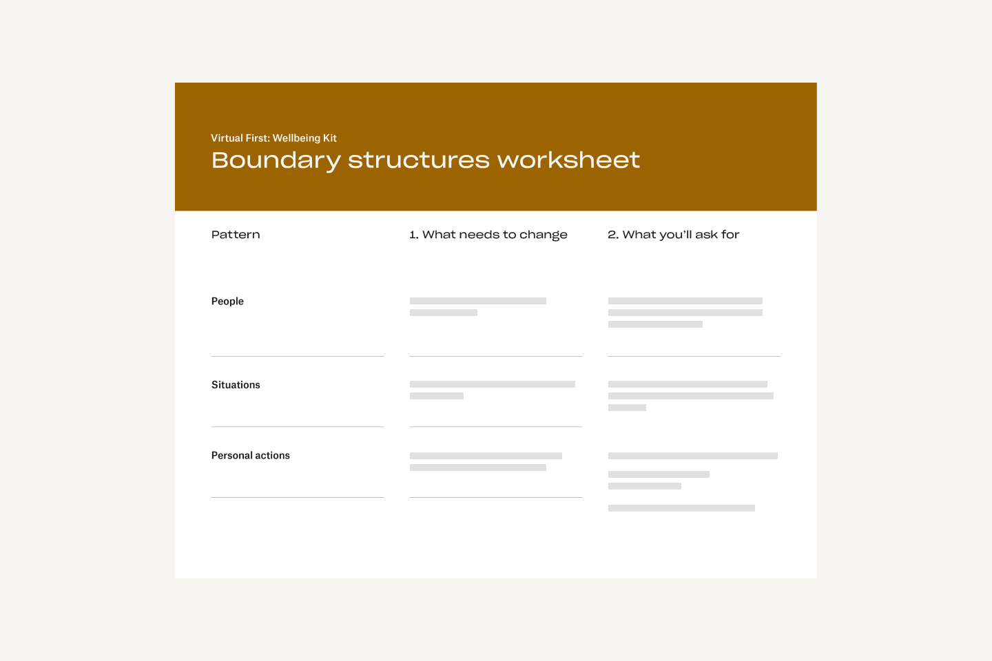 Boundary structures worksheet