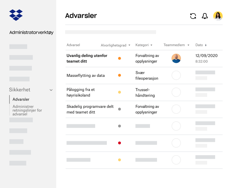 Nye sikkerhetsfunksjoner som vil bidra til å opprettholde ansattes personvern og sikkerhet og administrere komplekst distribuert arbeid