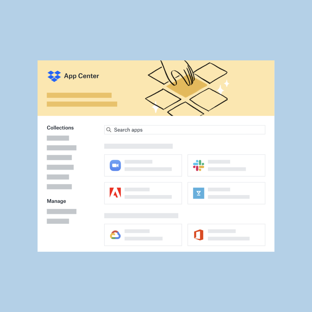 Dropbox App Center in Beta