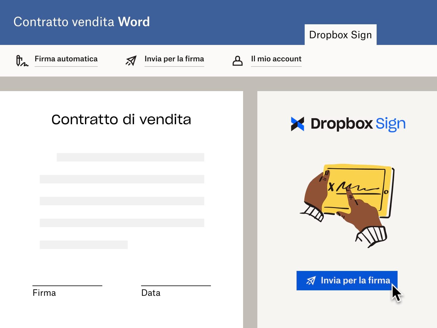 Integrazione con Dropbox e Microsoft Office 365