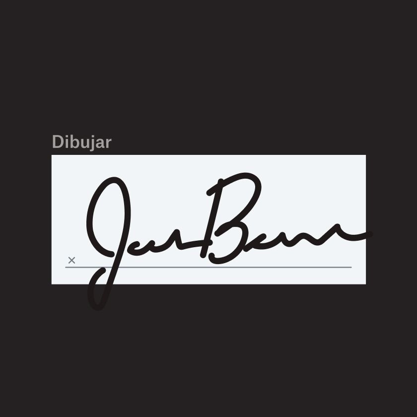 Una firma electrónica