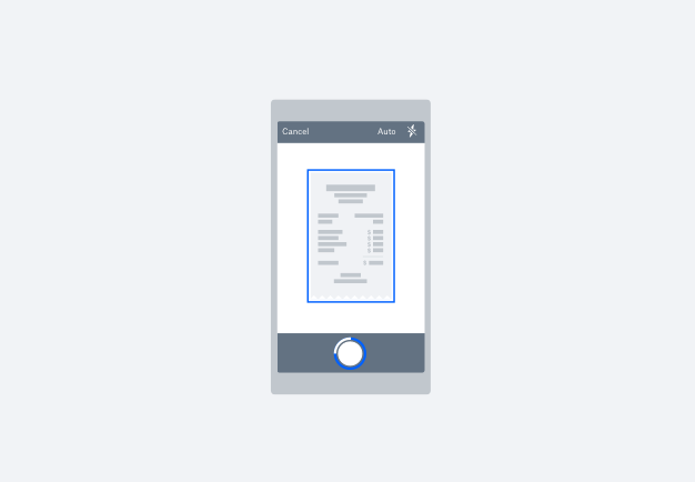 La aplicación de escáner de documentos en un celular